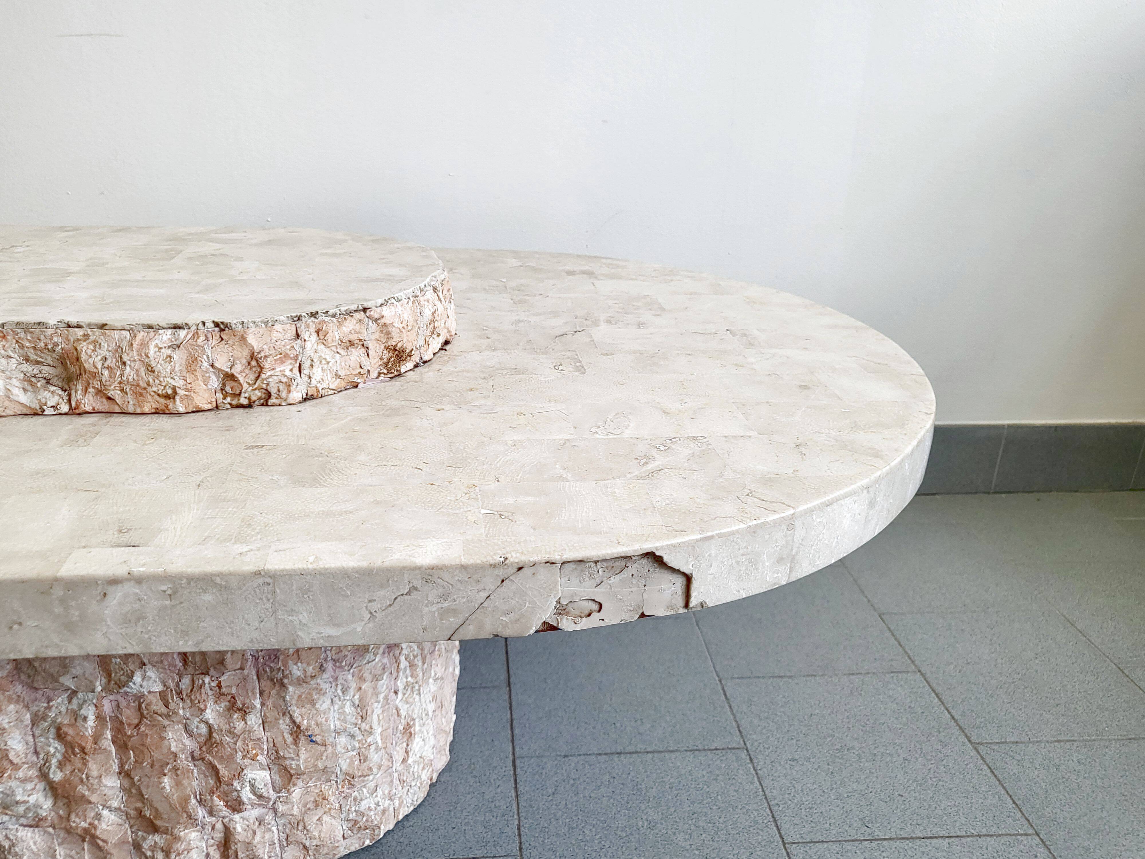 Vintage coffee table by Magnussen Ponte 1980