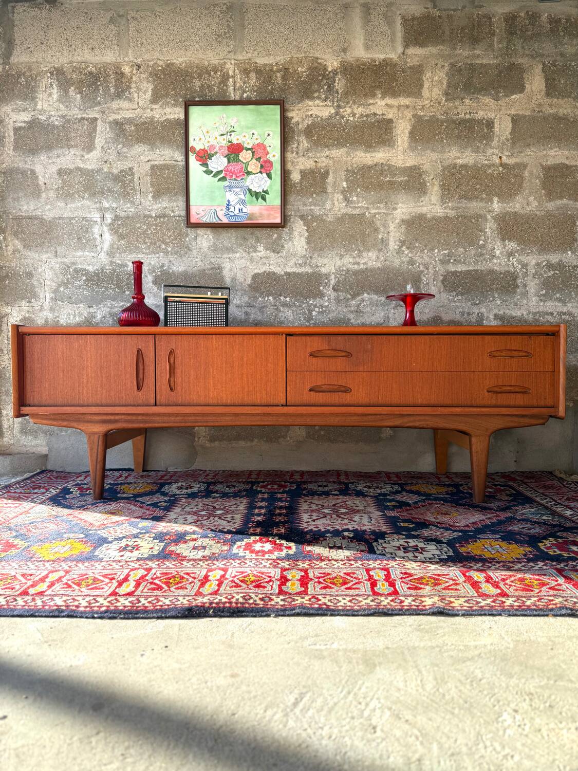 Scandinavian teak sideboard, Kofod Larsen, 1960