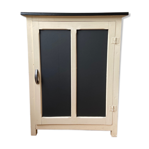Confiturier en bois beige et noir