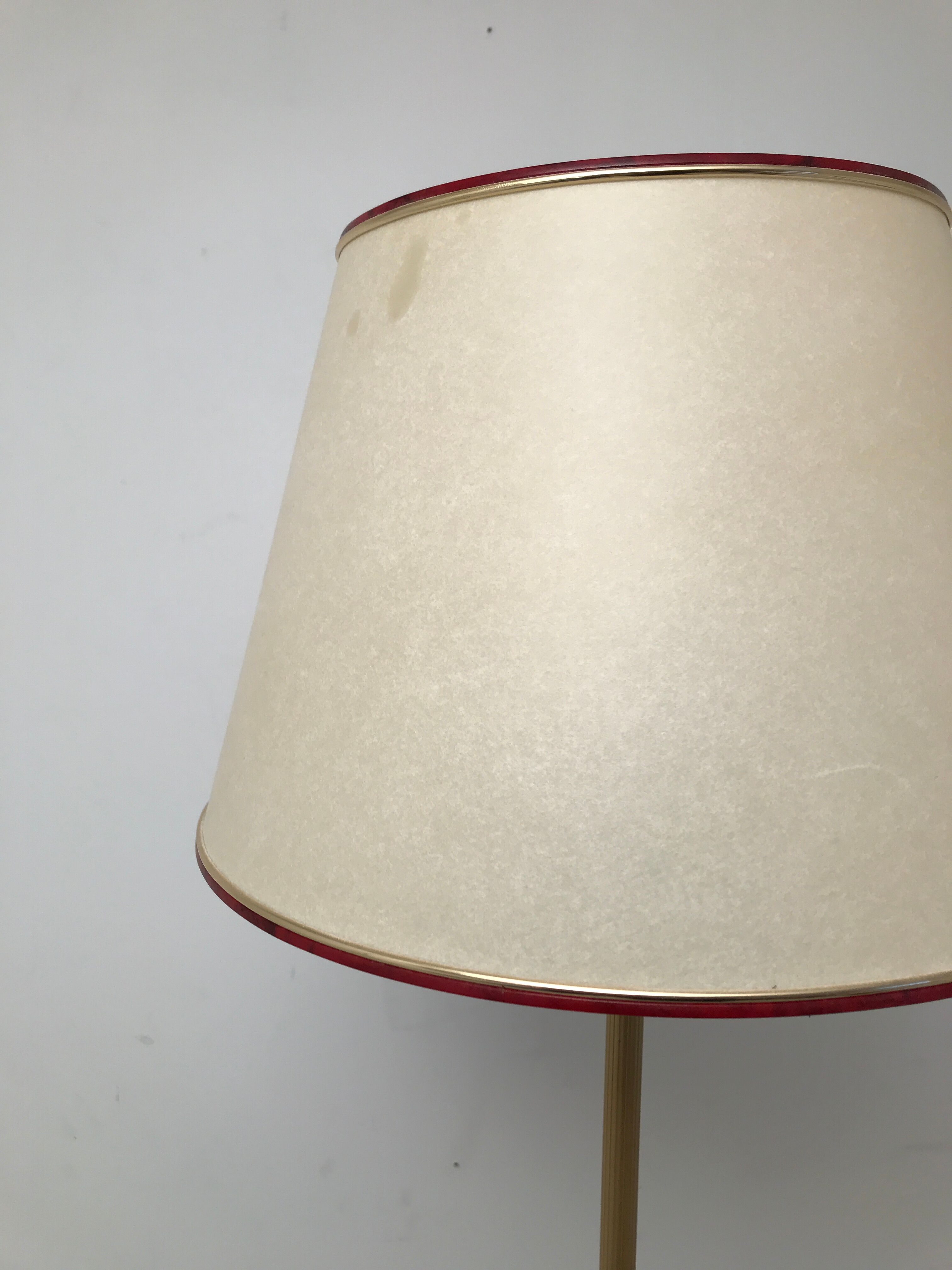 Vintage golden brass lamp anne 50