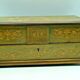 Marquetry jewellery box with foliage decoration