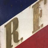 Old flag door French Republic
