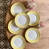 Set of 6 vintage dessert plates