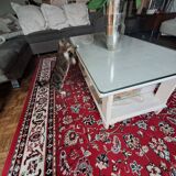 Rug Machine made rectangular Belgium 1990