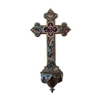 Old stoup crucifix