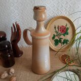 Stoneware bottle with cork - vintage