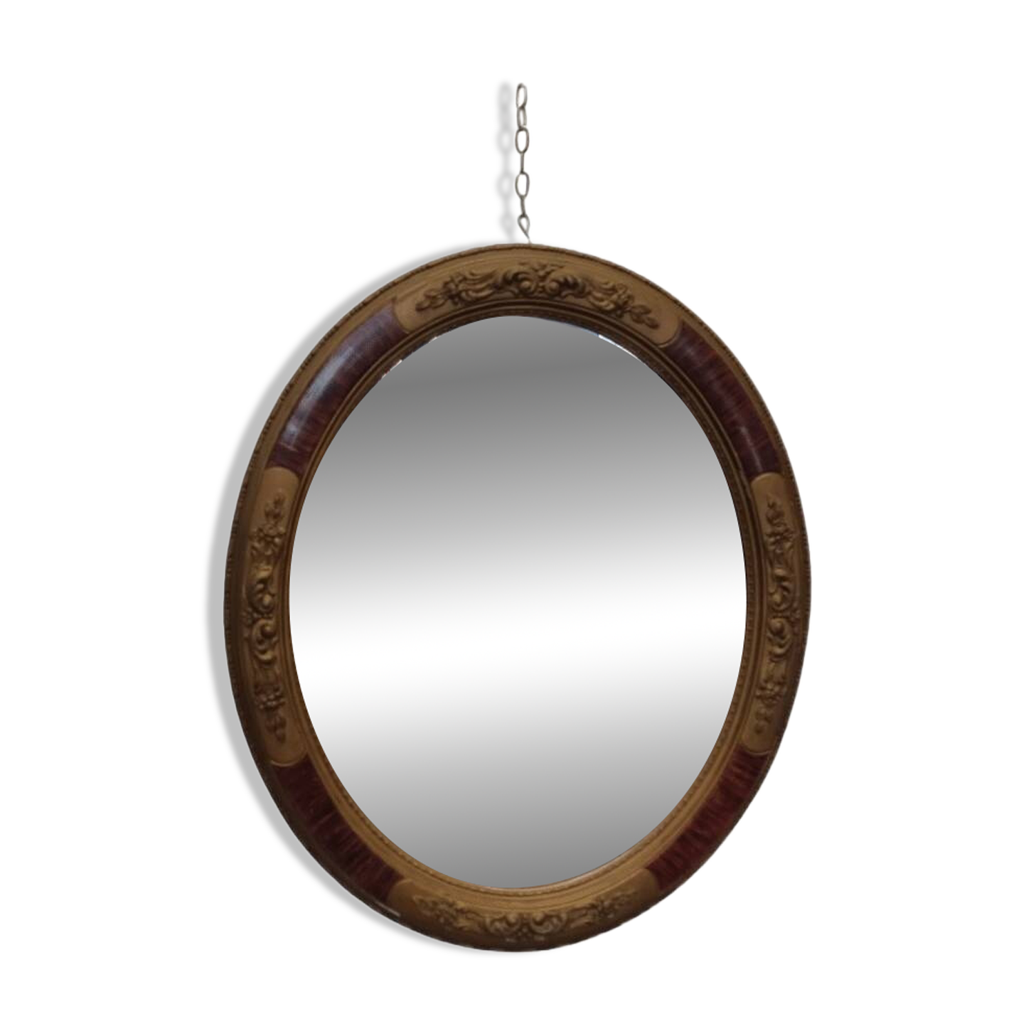 Vintage oval mirror
