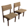 Pair of Rietveld Style Chairs with Adjustable Seat and Backrest, 1950s