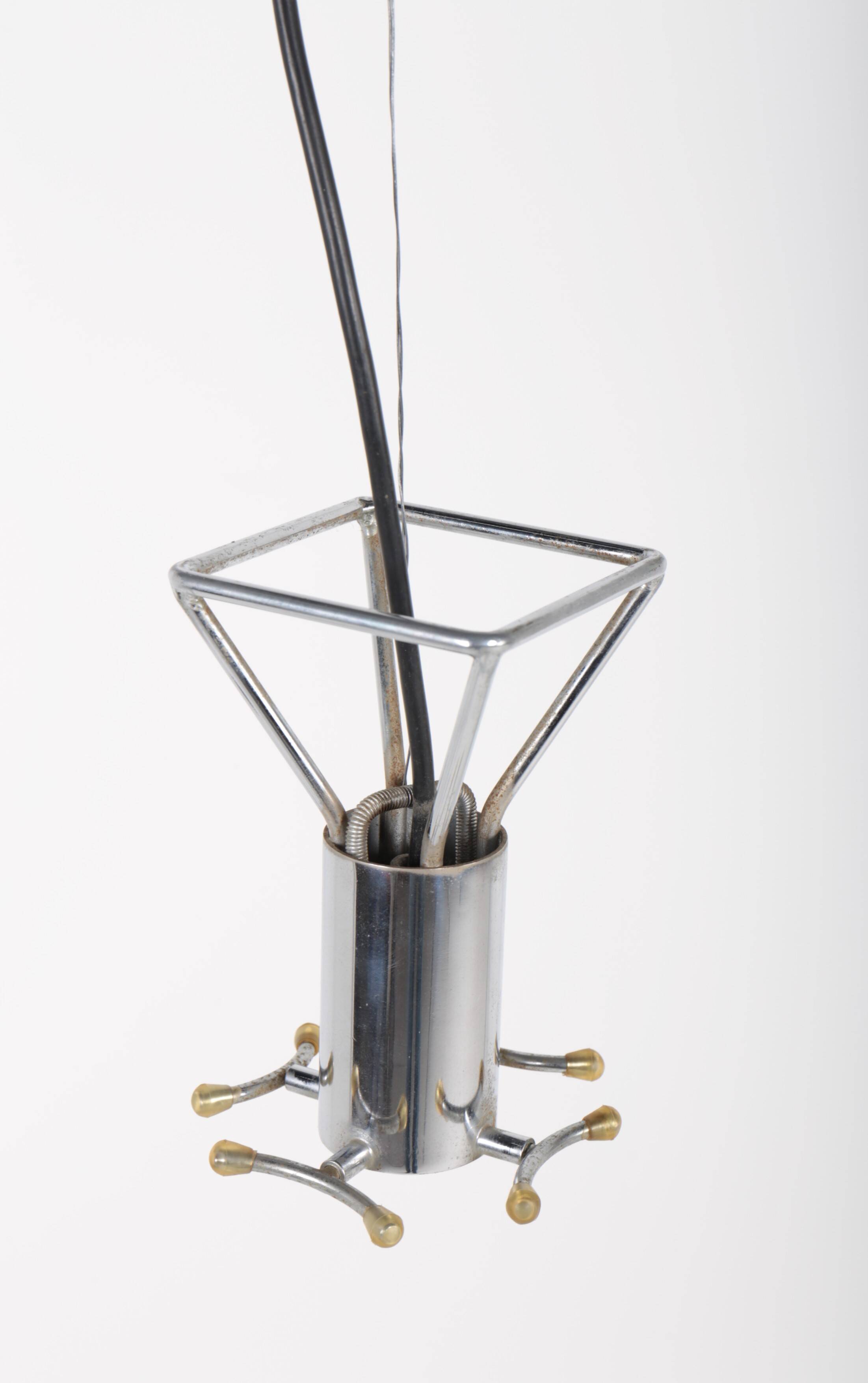 LS 185 pendant light by Carlo Nason for Mazzega, Italy, 1970s