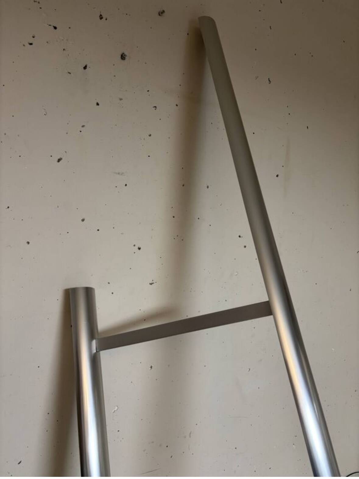Large aluminum pendant light 1970