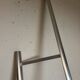 Large aluminum pendant light 1970
