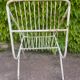 Paire de fauteuils en fer forgé année 60