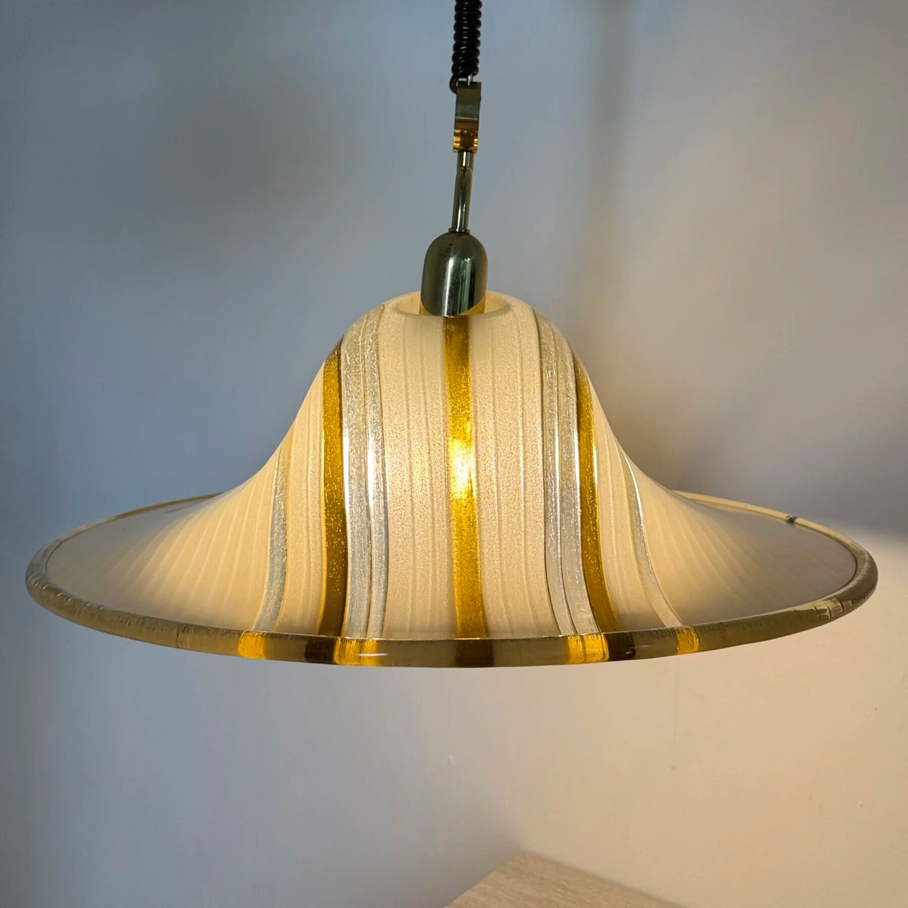 Cosack Leuchten lucite pendant lamp, 1970s