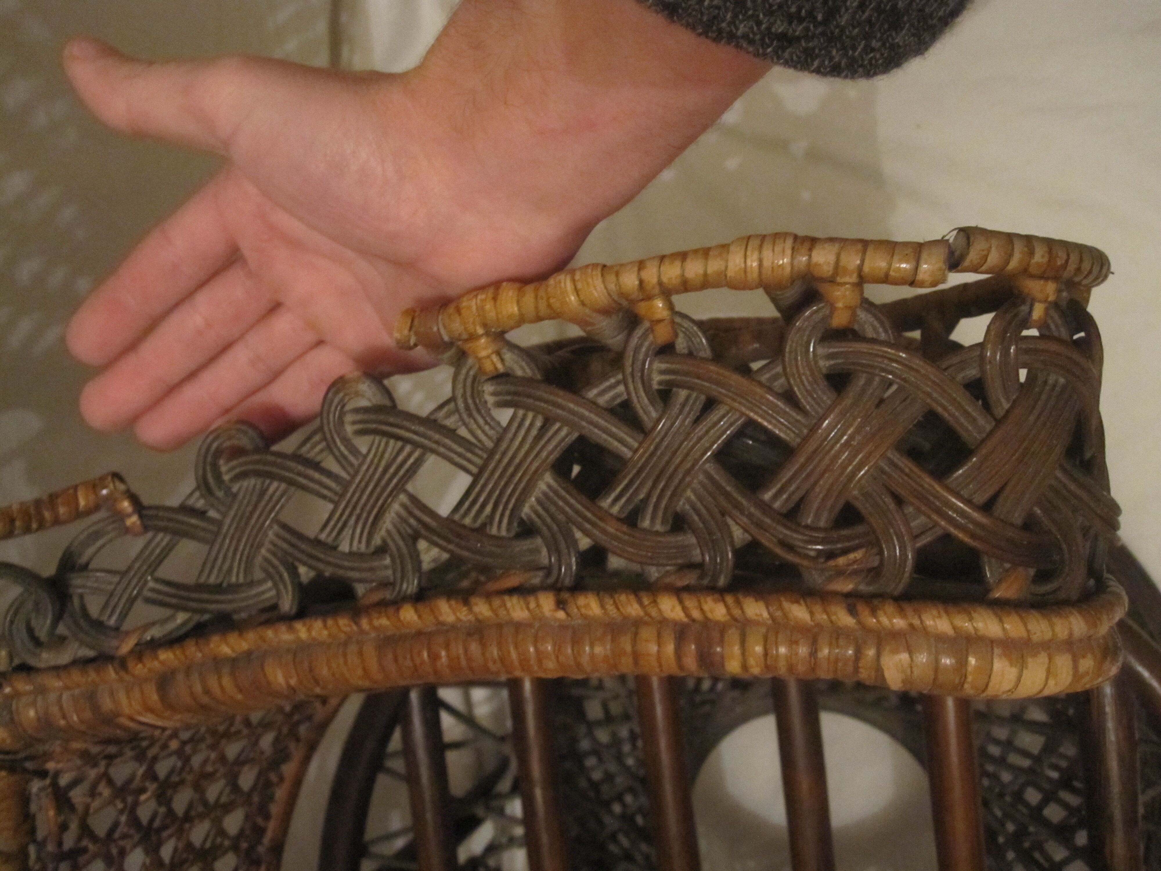 Emmanuelle rattan armchair