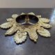 Art Nouveau ceiling light, table lamp in pressed-molded glass
