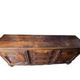 Antique solid carved sideboard