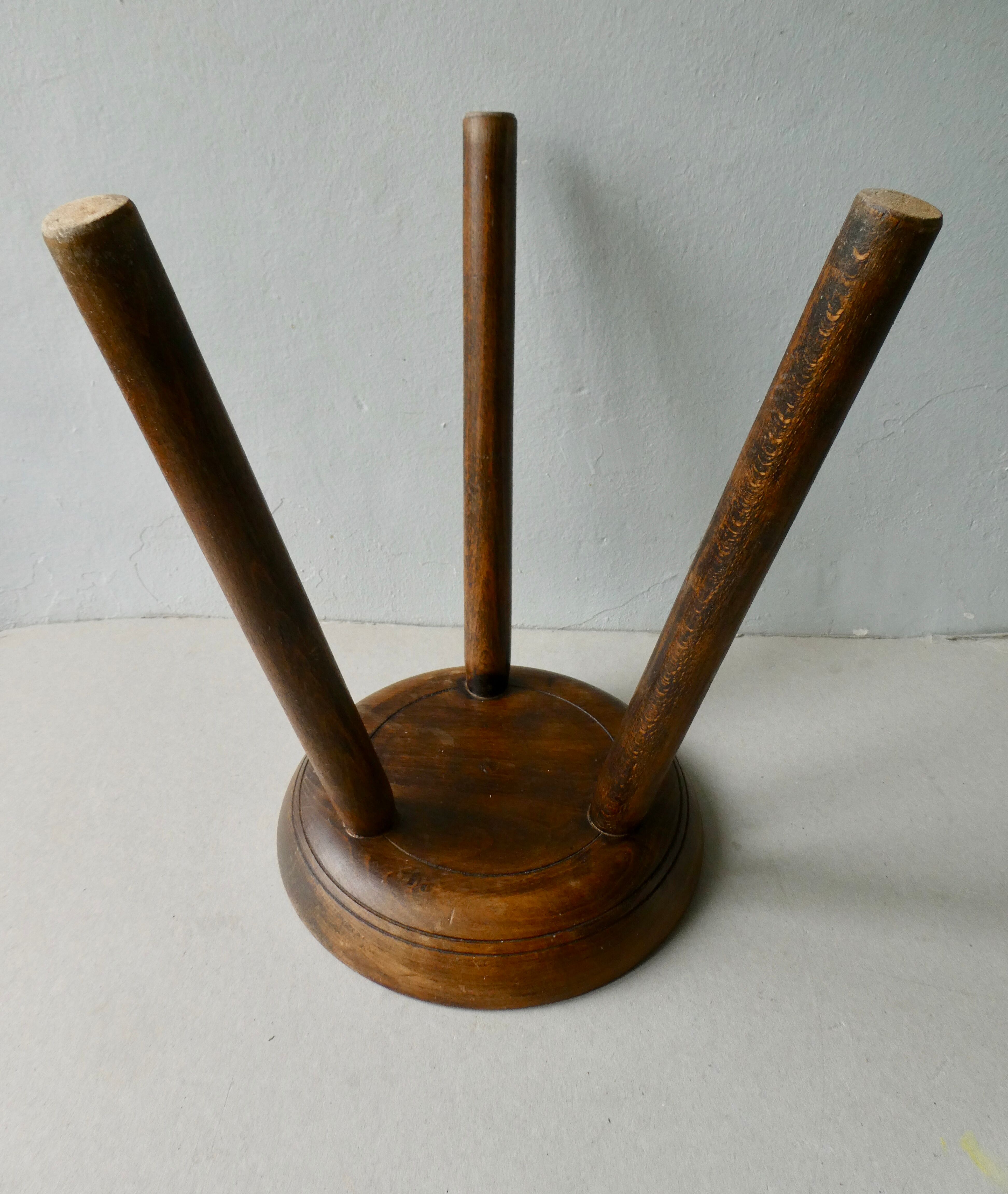 Solid wooden tripod, 1960s