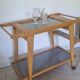 Vintage wooden sideboard from the 1970s.