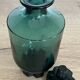 Art Deco glass bottle flask