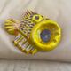 Ashtray fish manufacture Kéraluc Quimper 50s