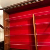 Wall display case for Collection - Wood and Plexiglass D 18 cm / W 106 cm / H 7 cm