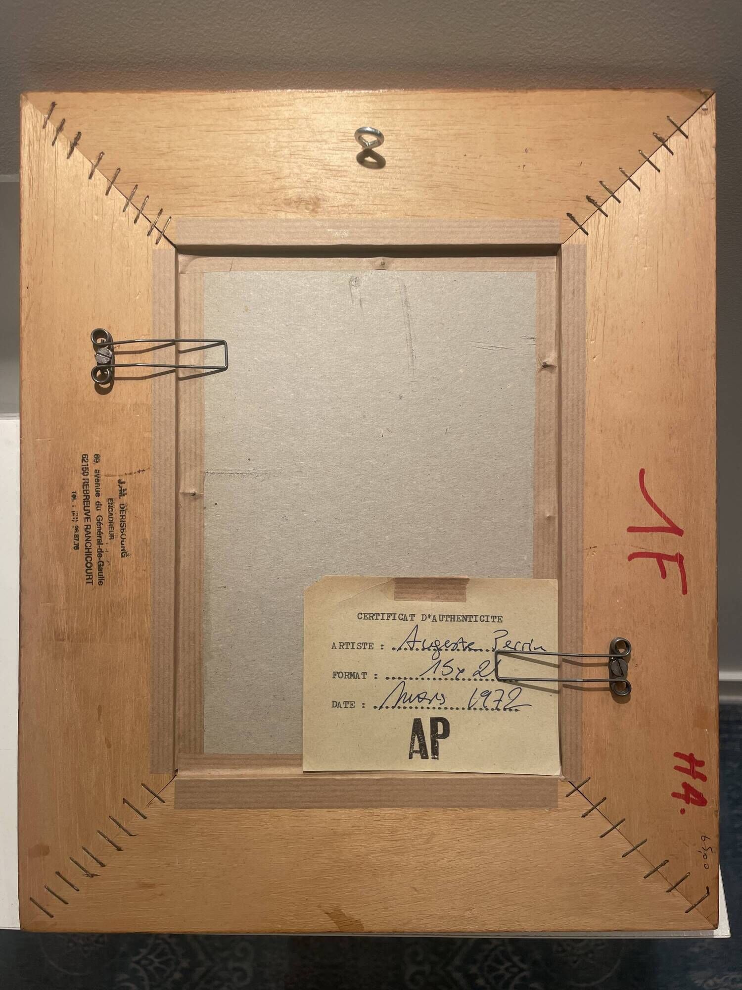 Peinture abstraite - Auguste Perrin - 1972