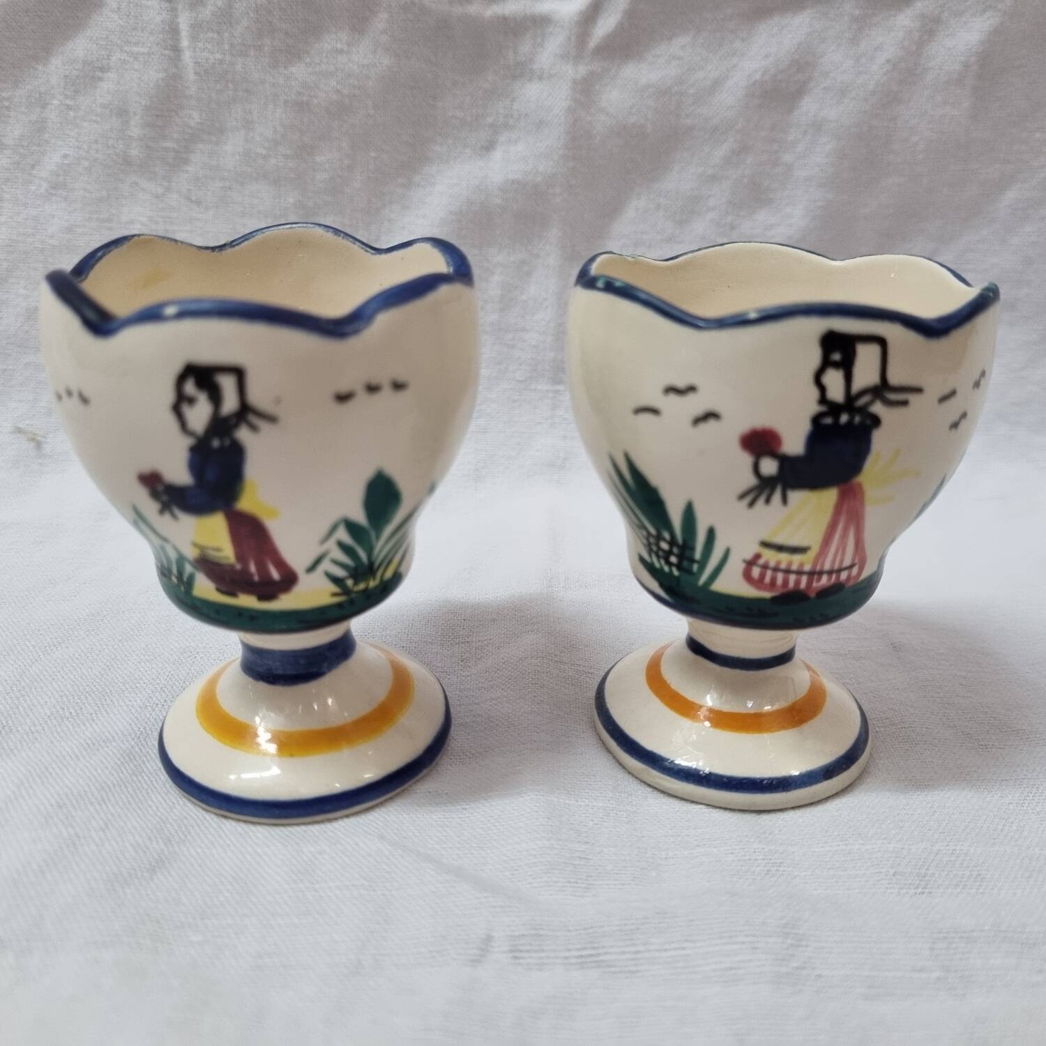 HB Henriot Quimper egg cup
