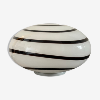 Lampe boule à motif spirale