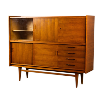 High wooden and glass line of the 60s