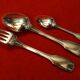 Christofle Vendôme box spoon fork small silver metal spoon