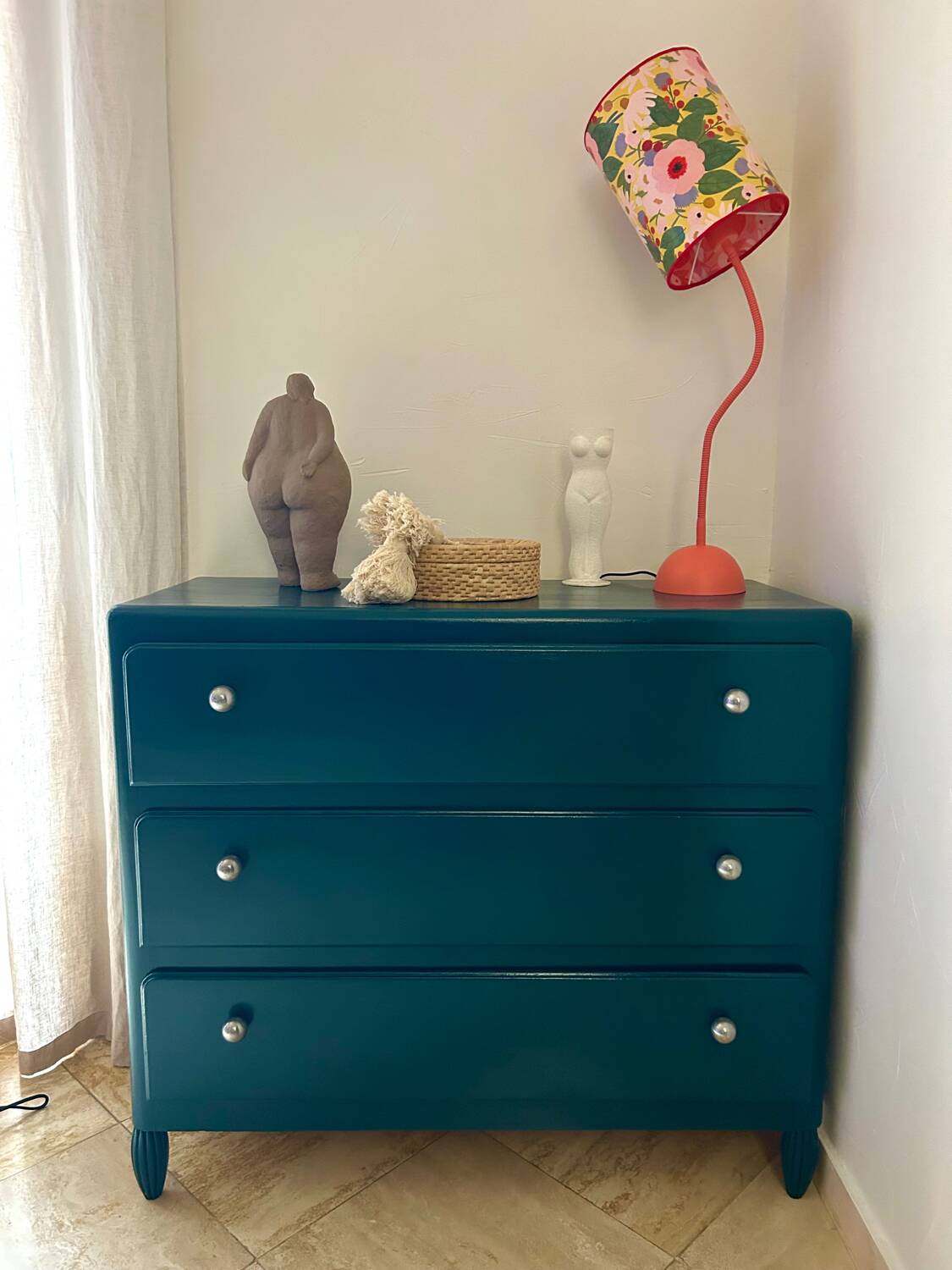Large wooden chest of drawers
