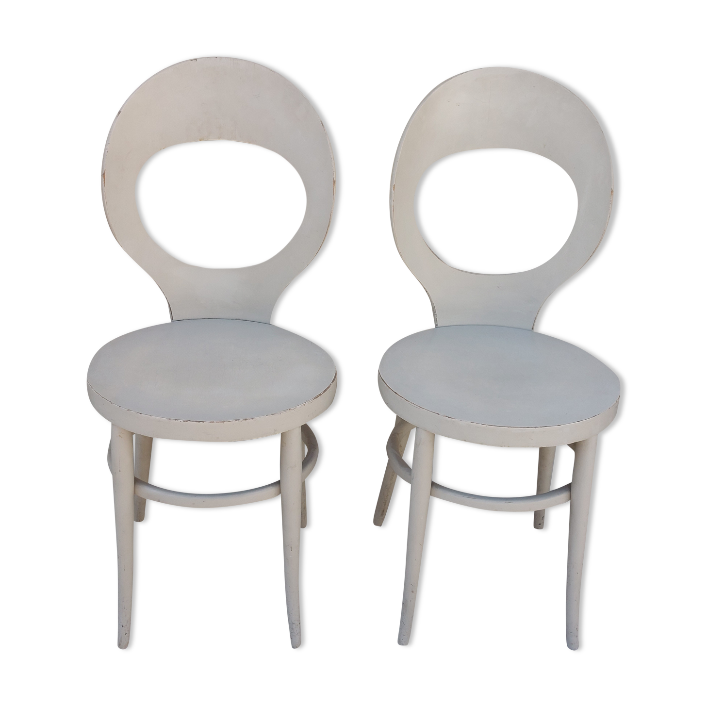 Pair of baumann chairs seagull model