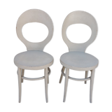 Pair of baumann chairs seagull model