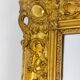 Regency style Trumeau in wood and gilded stucco, nineteenth century