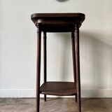 Dark wood side table