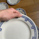 Set of 7 flat plates and 1 dish Lorris Gien