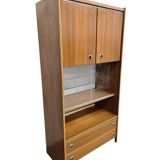 Vintage wooden display cabinet/bookcase.