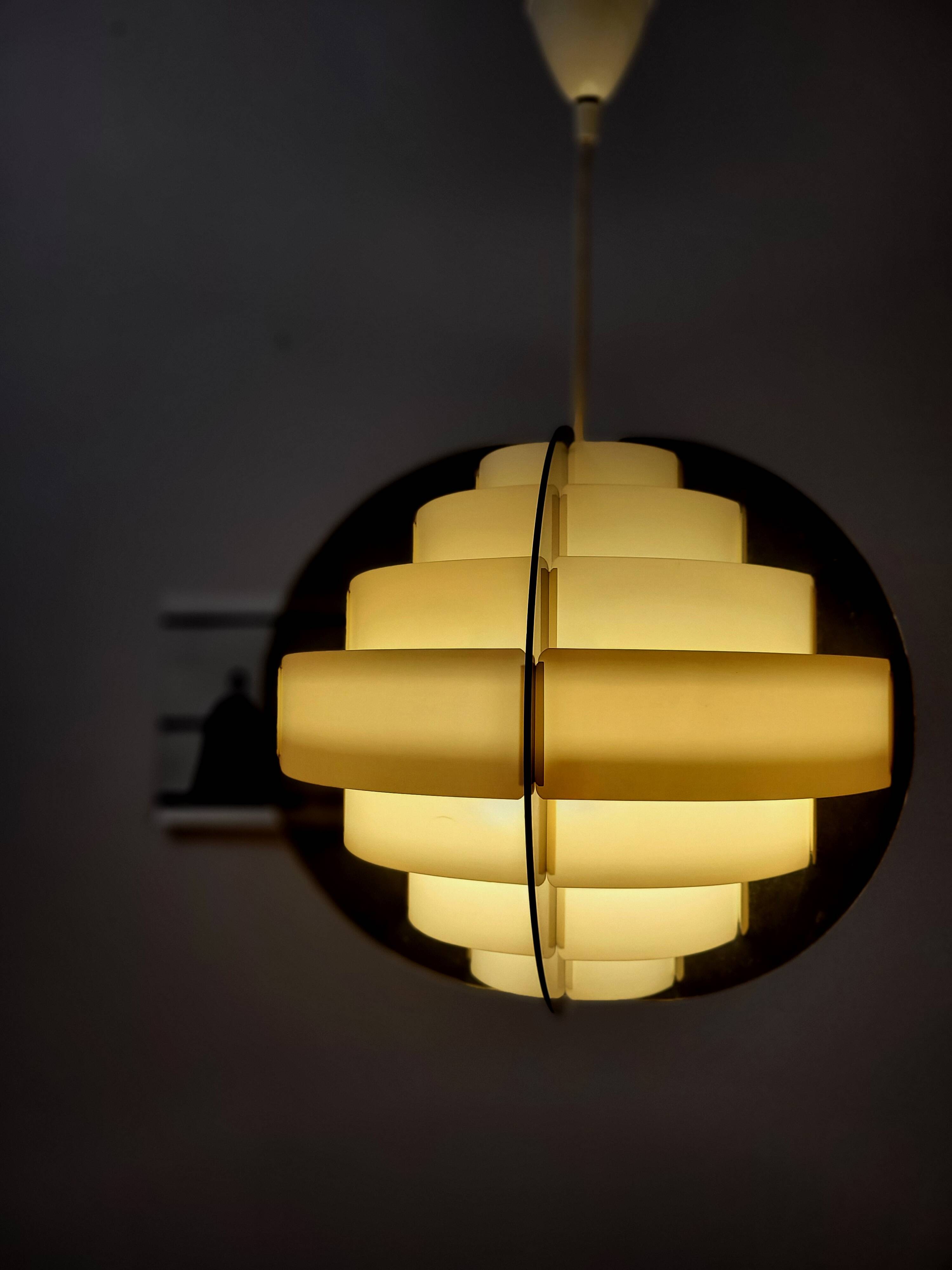 Sculptural suspension attributed to Fleming Brylle and Preben Jacobse