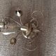 Gold metal wall light