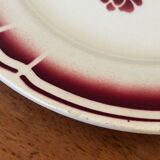 Vintage set of 5 Badonviller Luneville plates and others