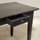 Large black farmhouse table 1950