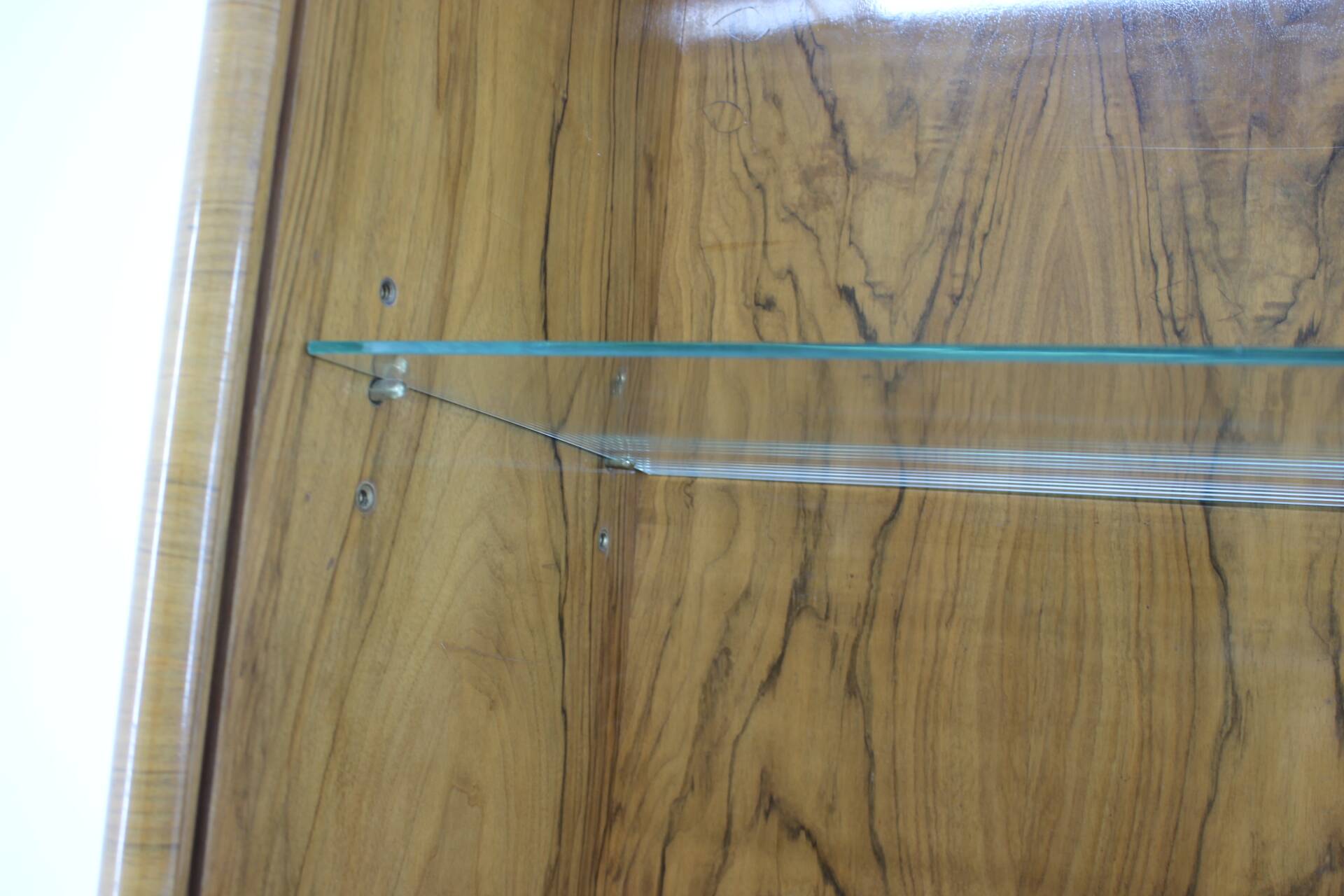 1930s Exclusive Curved Art Deco Bookcase, Czechoslovakia