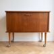 Meuble bar scandinave vintage en teck