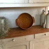 Glazed terracotta dish