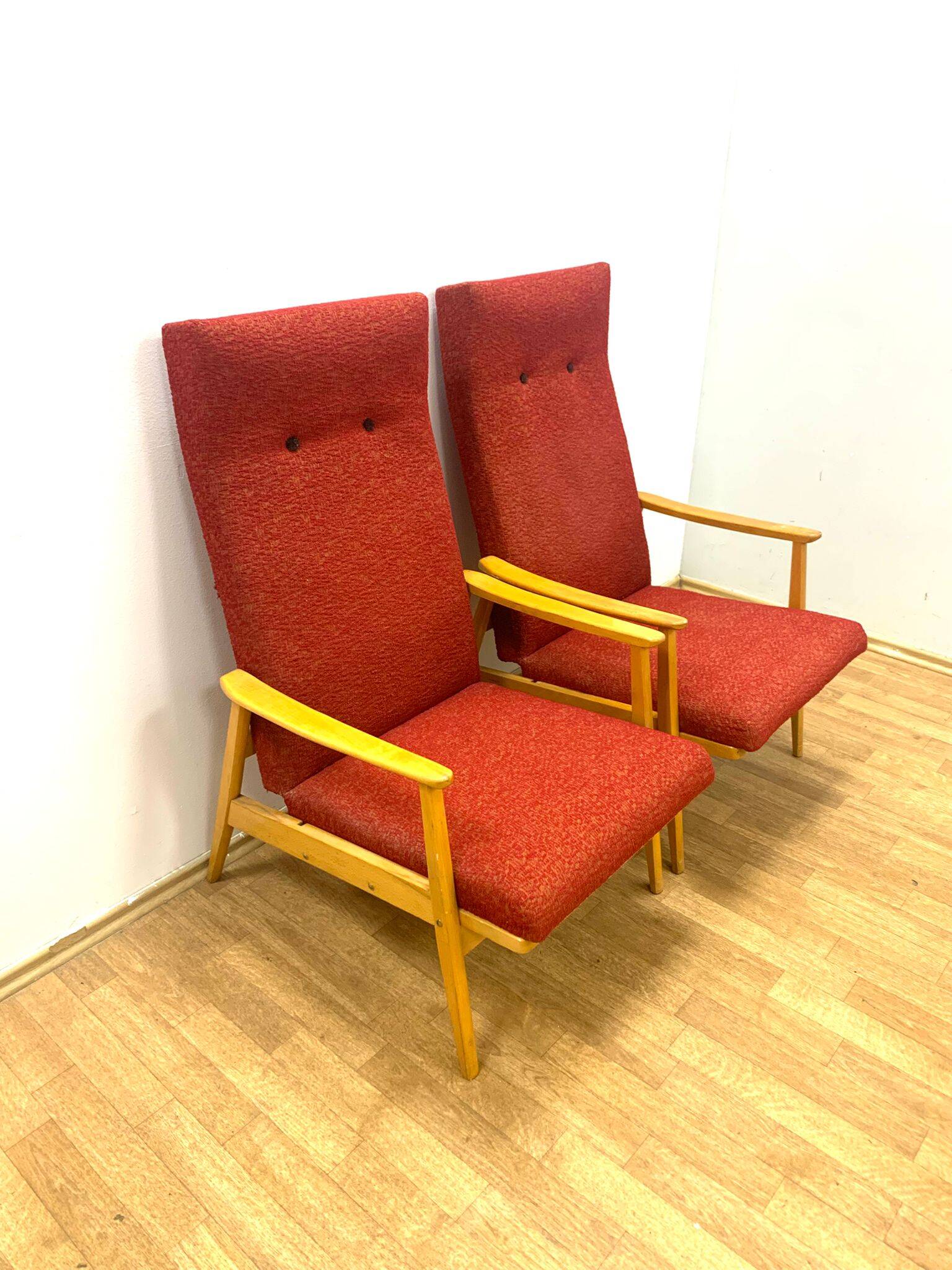 Fauteuils rétro, TON, Tchécoslovaquie, années 1960