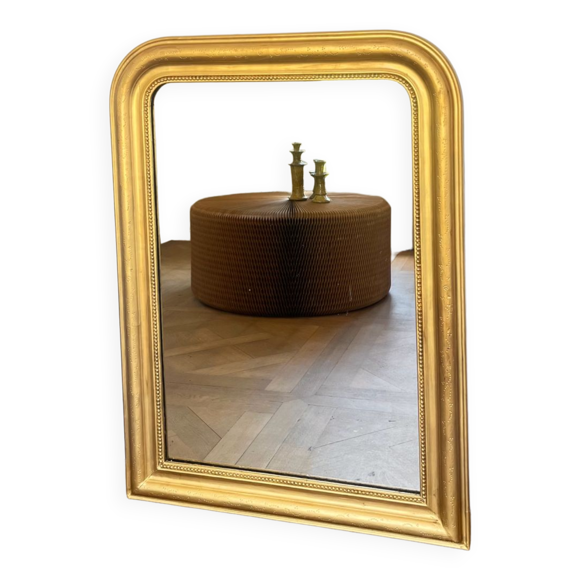 Old mirror Louis-Philippe, beaded 103x75 cm