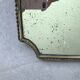 Italian brass mirror from the 50s 77x42cm