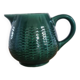 Green earthenware pitcher