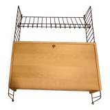 String wall unit with hanging secretary, Sweden 1960