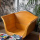 Maugrion armchair in rattan